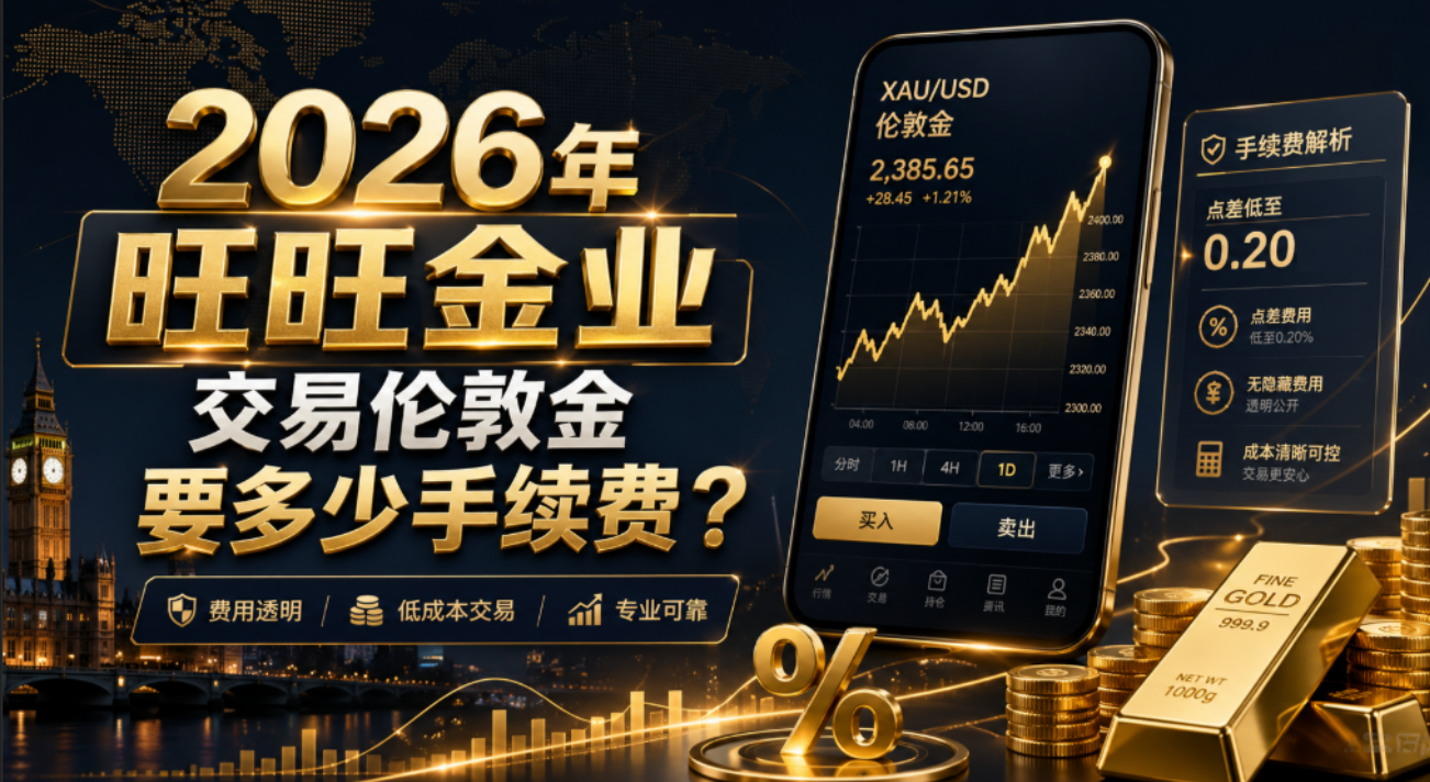 旺旺金业：伦敦金开户需要多少钱？新手入门完整解读